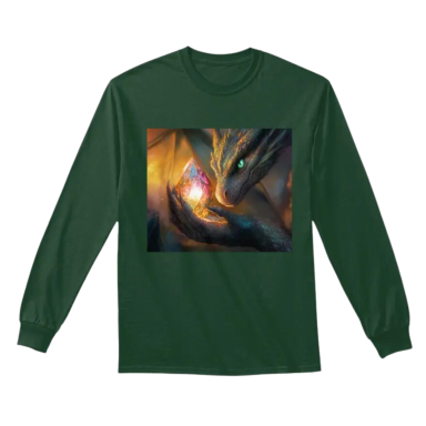 Dragon with Glowing Jewel Classic Long Sleeve Tee