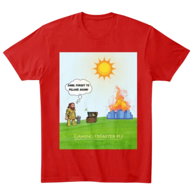 Dang, Forgot To Pillage Gamer Humor Comfort Tee