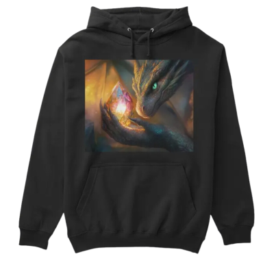 Dragon with Glowing Jewel Unisex Classic Pullover Hoodie